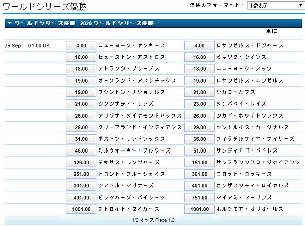ワールドシリーズ1