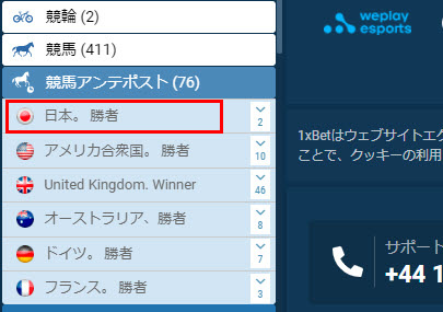 賭け手順2